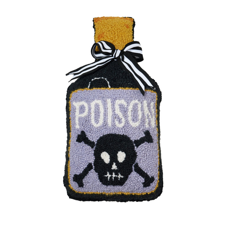 Poison Bottle Hook Pillow