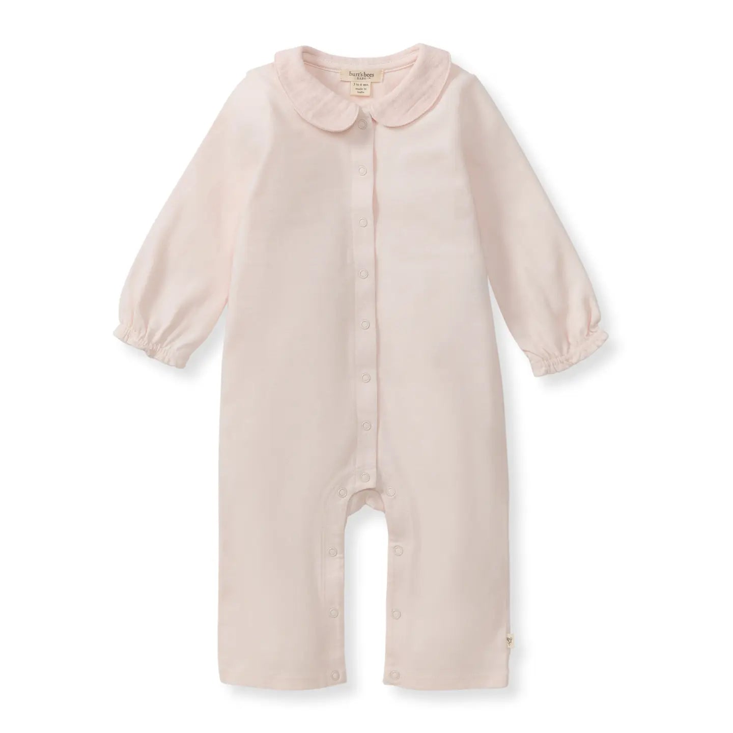 Muslin Collar Infant Girl Jumpsuit