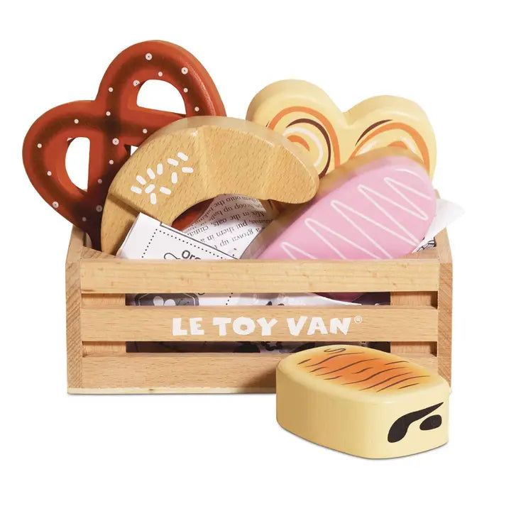 Bakery and Patisserie Wooden Market Crate