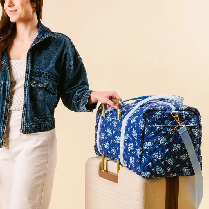 On-The-Go Quilted Weekender Bag