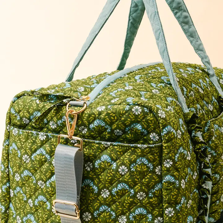 On-The-Go Quilted Weekender Bag