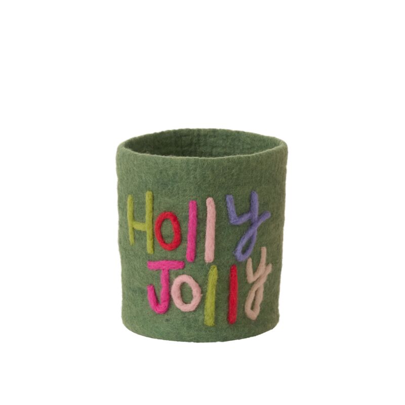 Holiday Felt Pot Cover