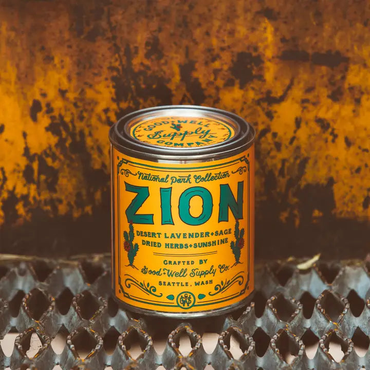 Zion National Park Candle