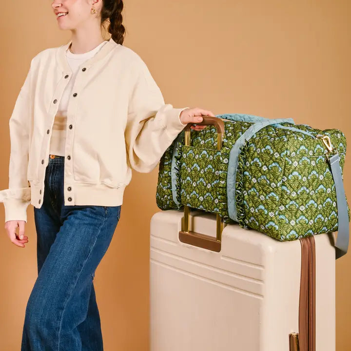 On-The-Go Quilted Weekender Bag