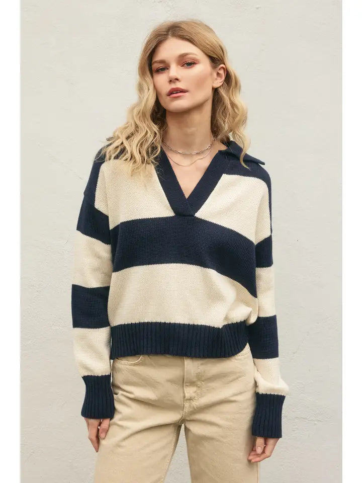 The Ashe Collared Sweater