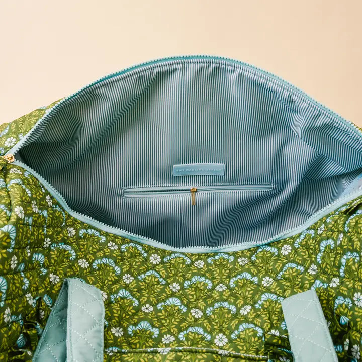 On-The-Go Quilted Weekender Bag