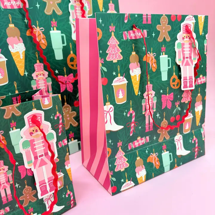 It Girl Christmas Gift Bag with Tag