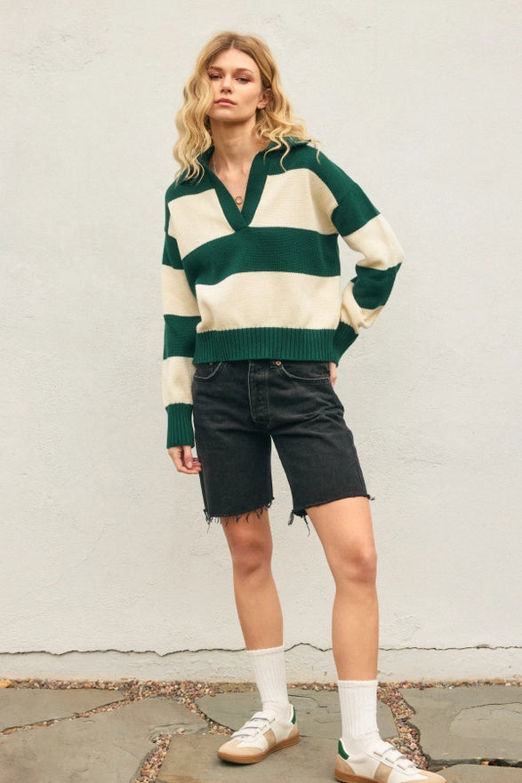 The Ashe Collared Sweater