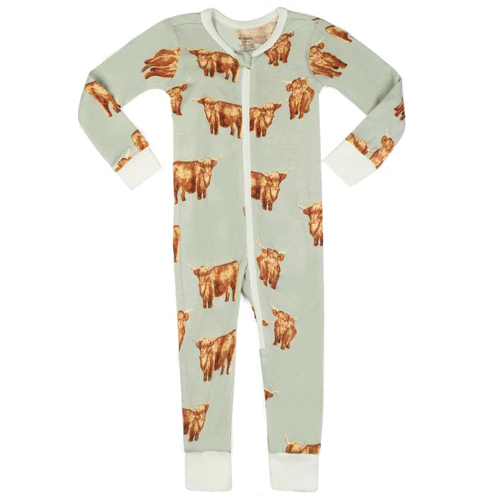 Bamboo Zipper Pajama