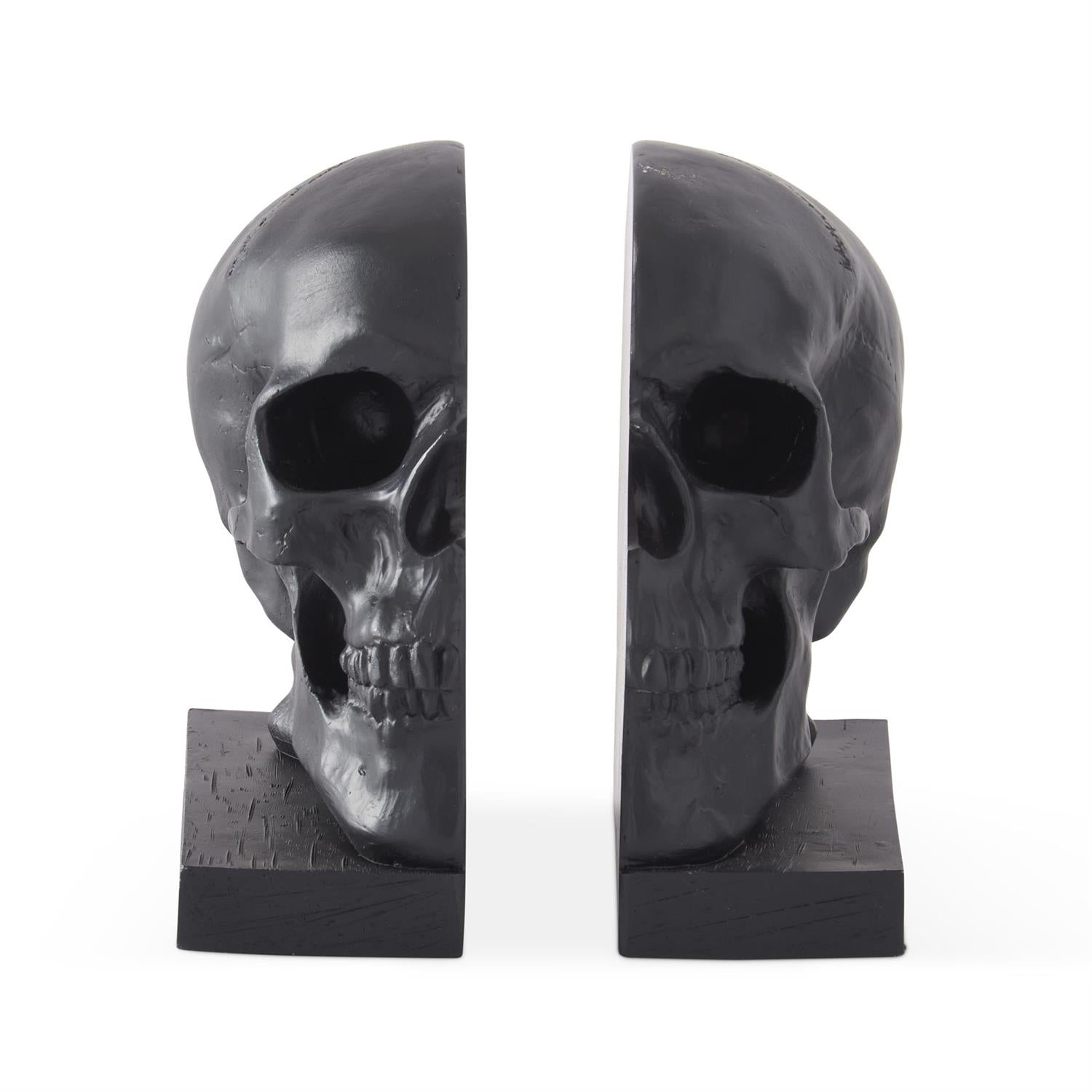 Skull Bookends