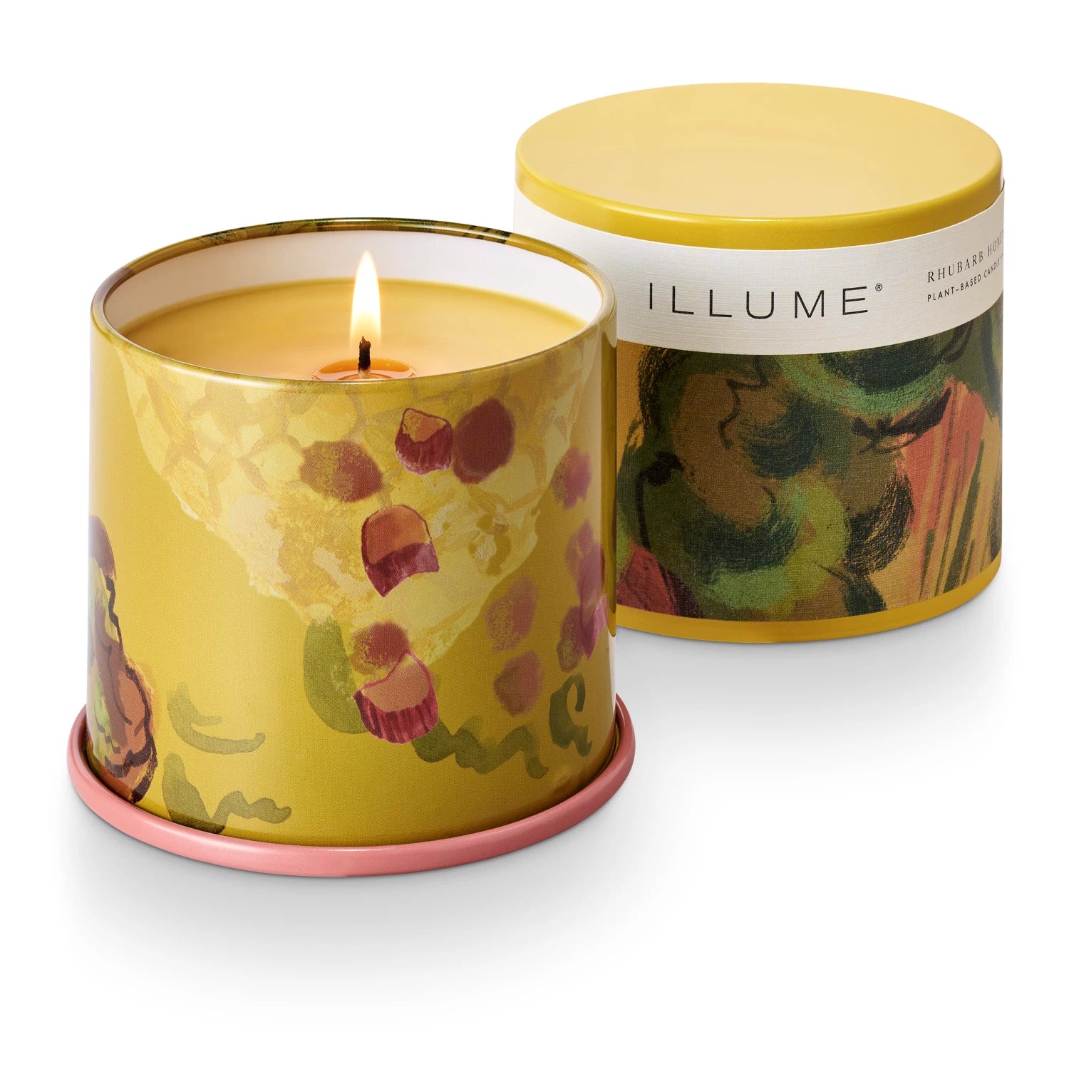 Rhubarb Honey Vanity Tin Candle