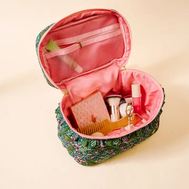 Glam & Go Quilted Cosmetic Bag
