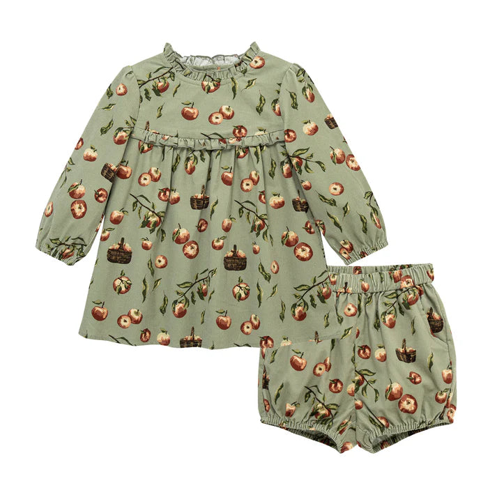Corduroy Dress and Bloomer