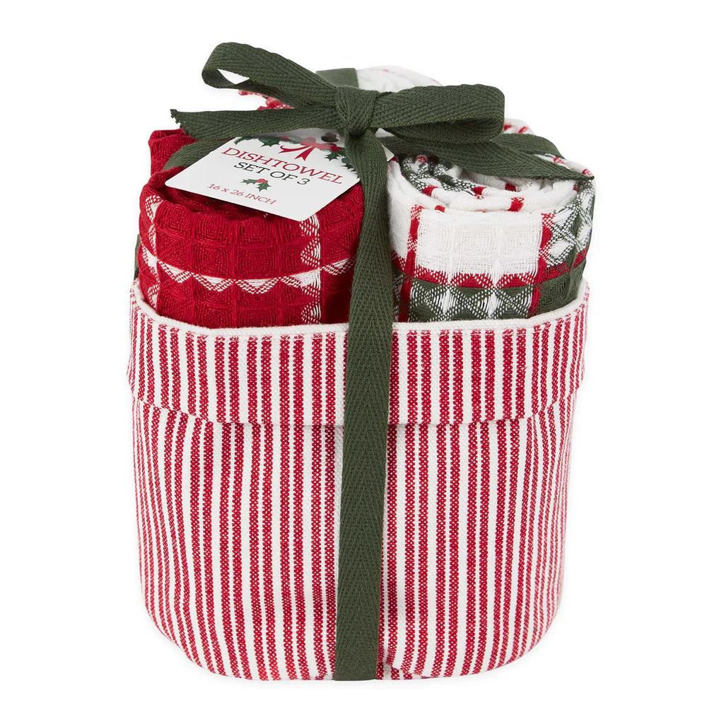 Deck The Halls Dishtowel Gift Set