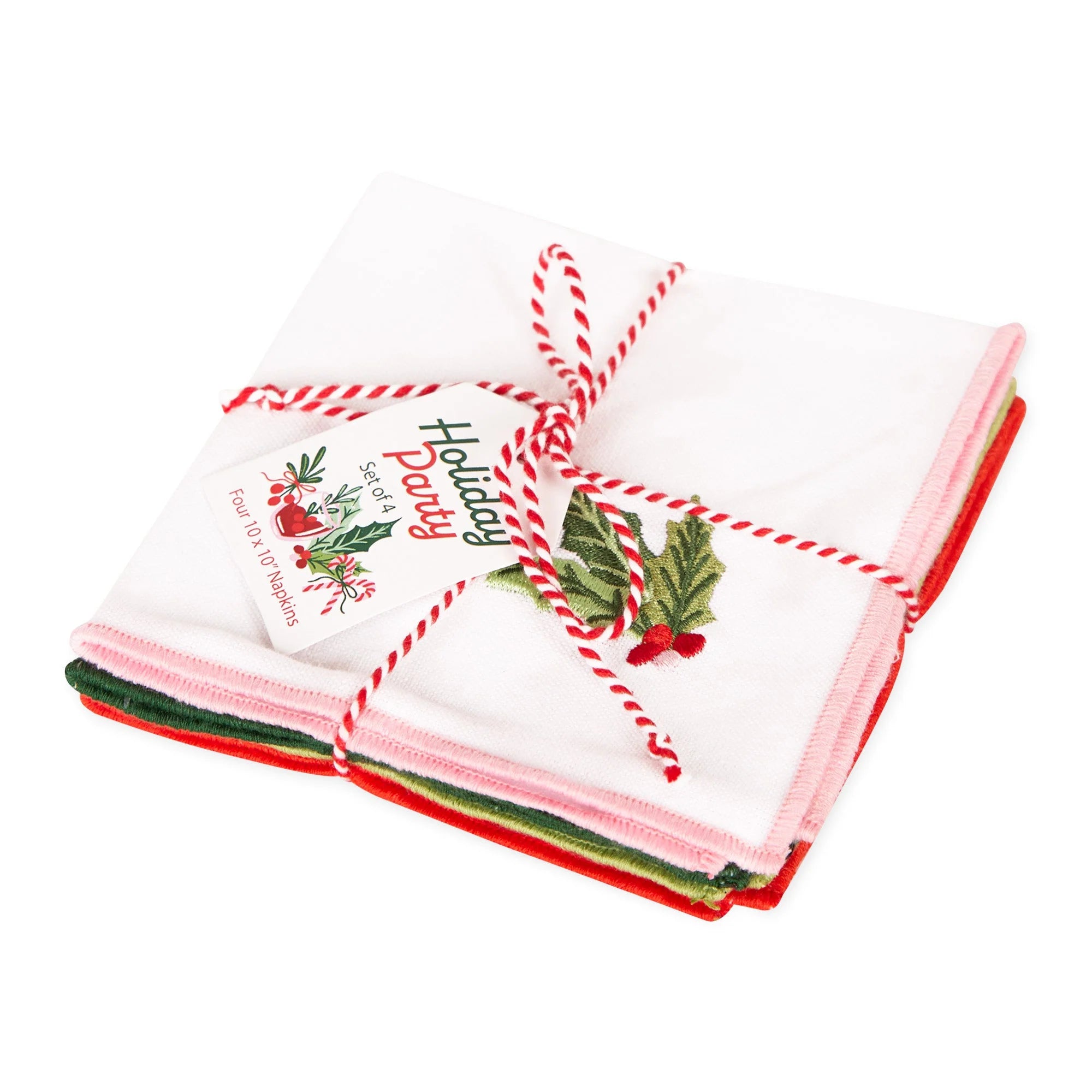 Holiday Party Cocktail Napkin (Set of 4)