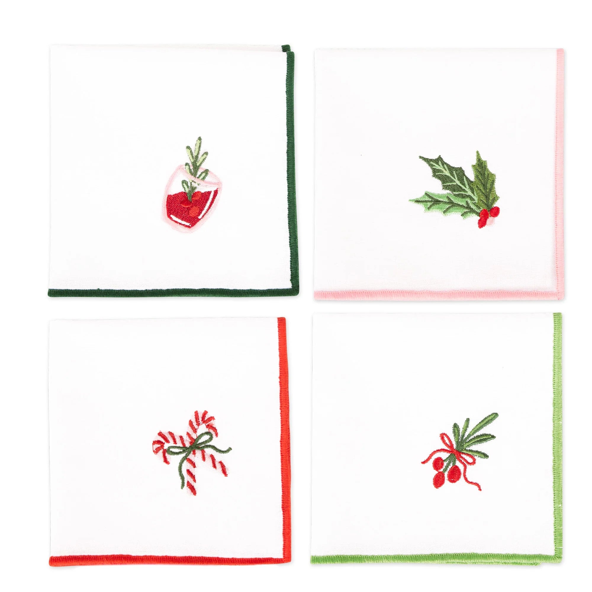 Holiday Party Cocktail Napkin (Set of 4)