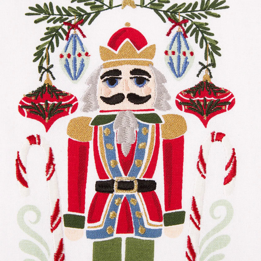 Holiday Embellished Dishtowel