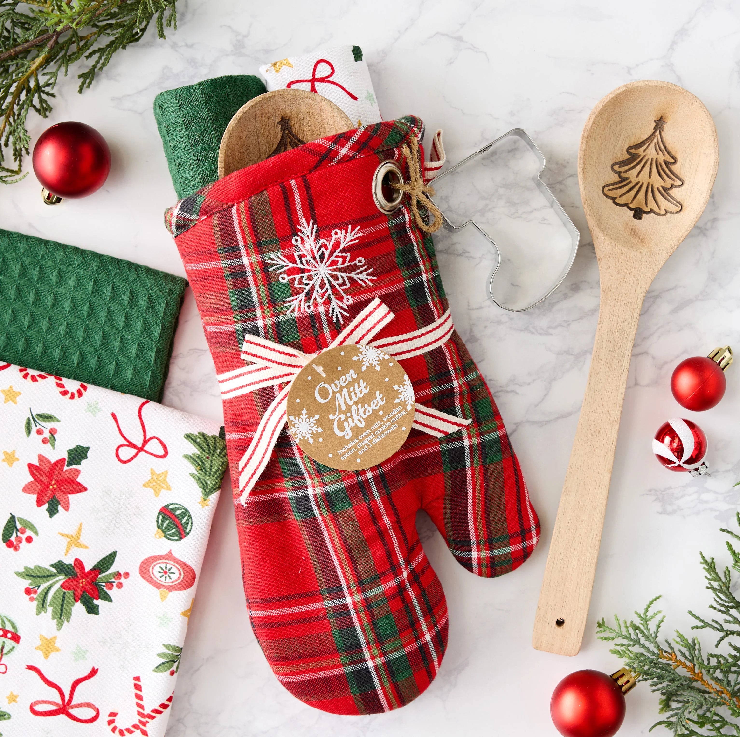 Merry Snowflake Kitchen Gift Set