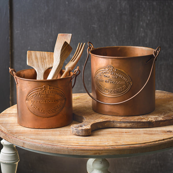 Copper Buckets