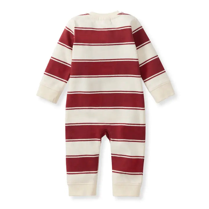 Rugby Peace Stripe Baby Boy Jumpsuit