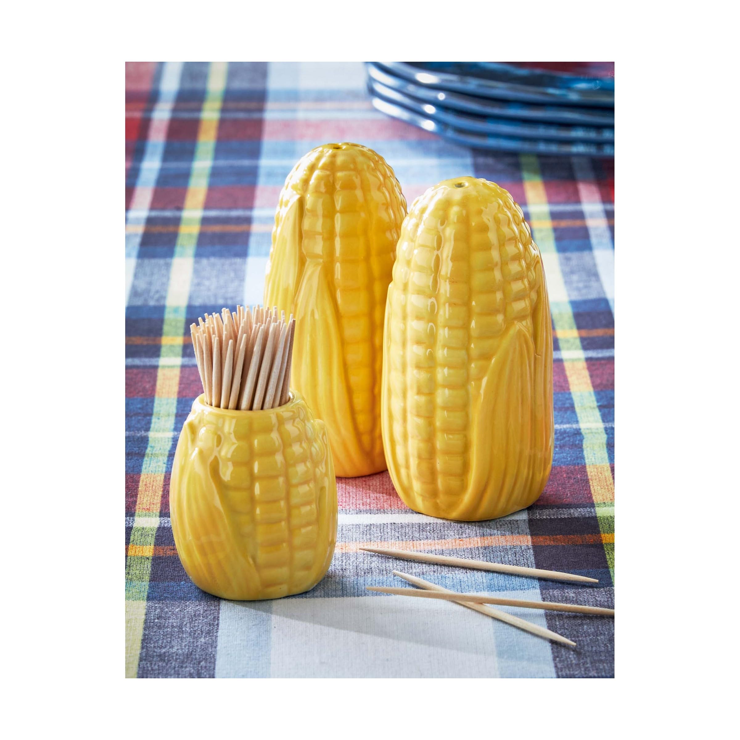 Corn Salt and Pepper Shakers
