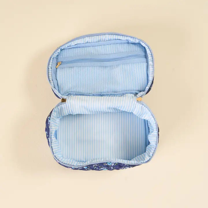 Glam & Go Quilted Cosmetic Bag