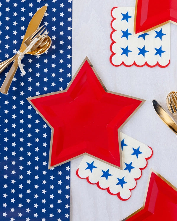 Stars with Scallop Edge Napkins
