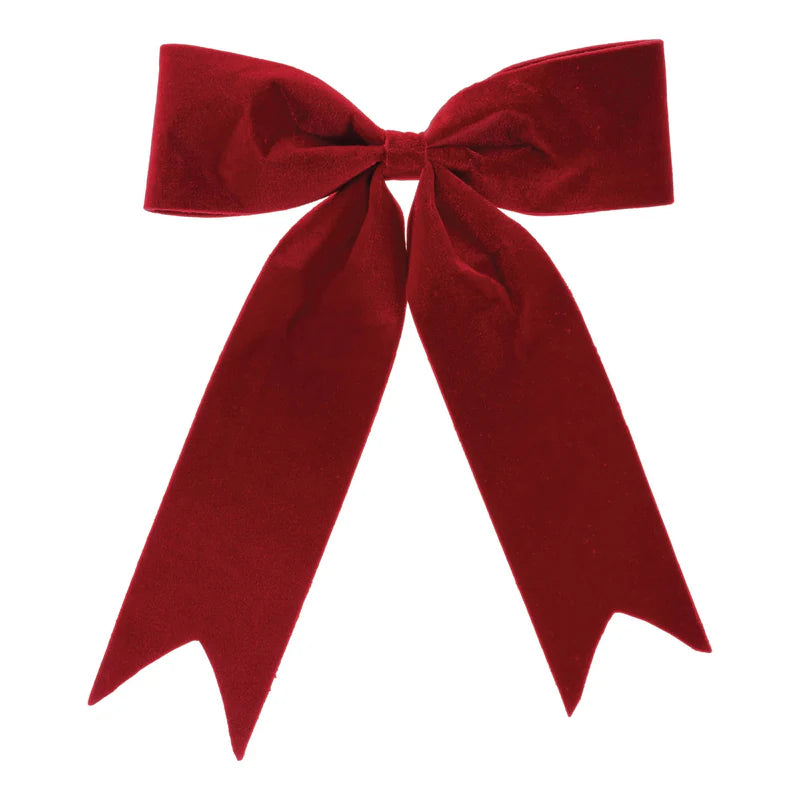 Vibrant Red Bow Ornament