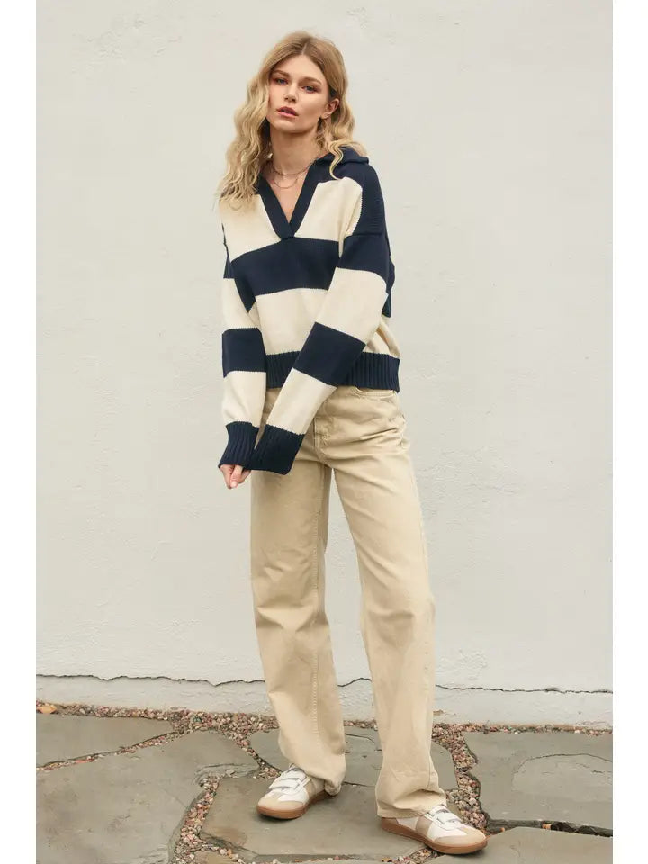 The Ashe Collared Sweater