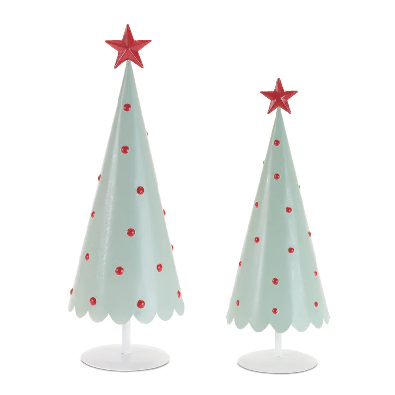 Star-Topped Metal Tree