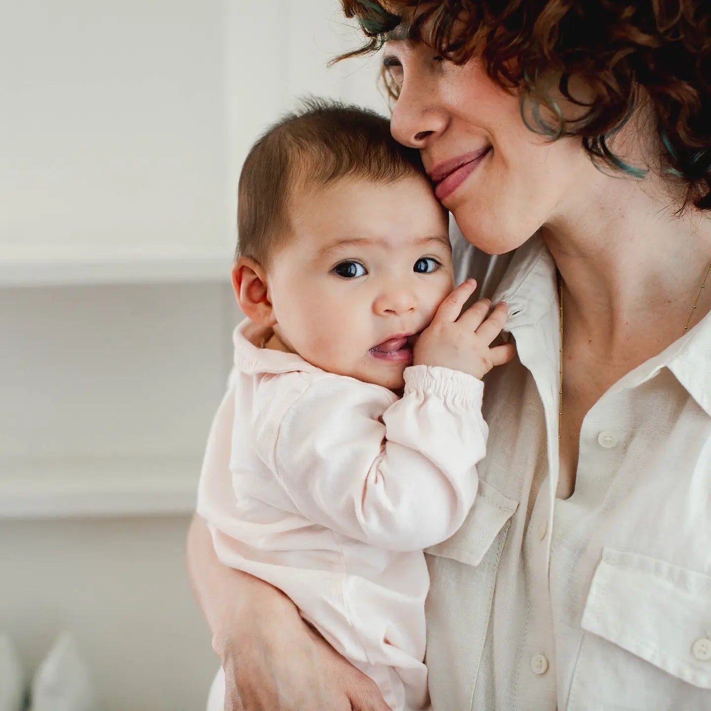Muslin Collar Infant Girl Jumpsuit