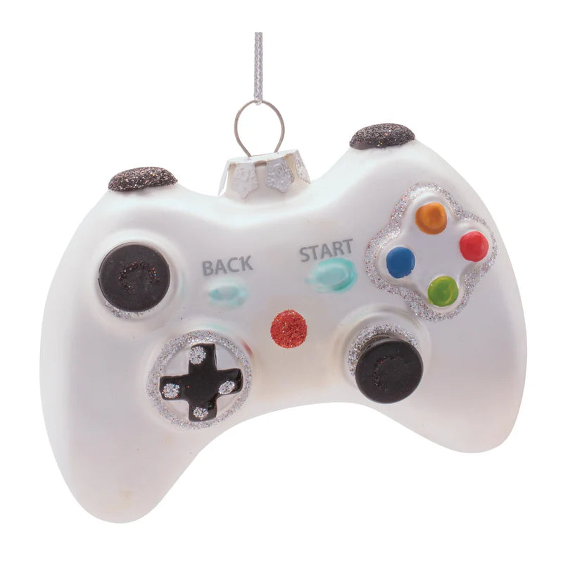 Game Controller Glass Ornament