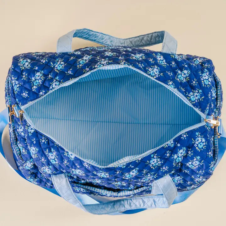 On-The-Go Quilted Weekender Bag