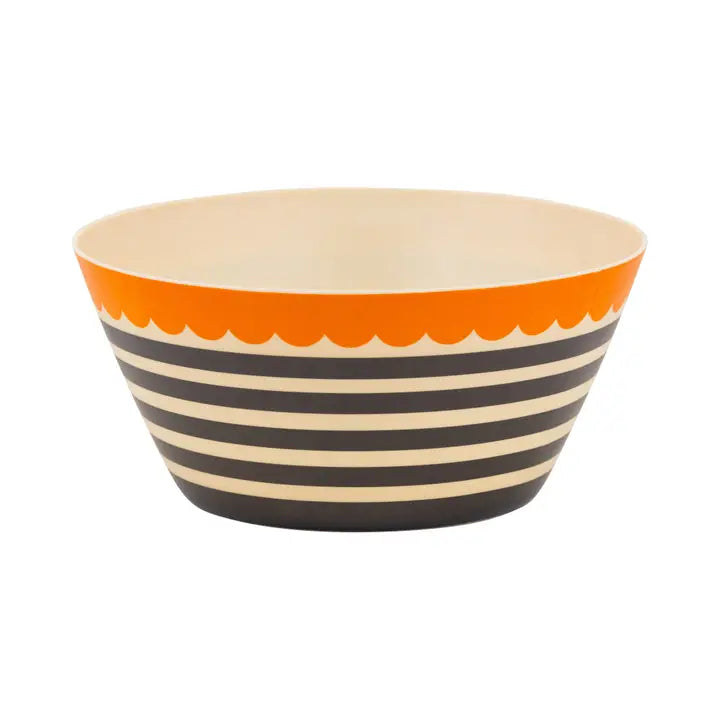 Striped Bamboo Bowl
