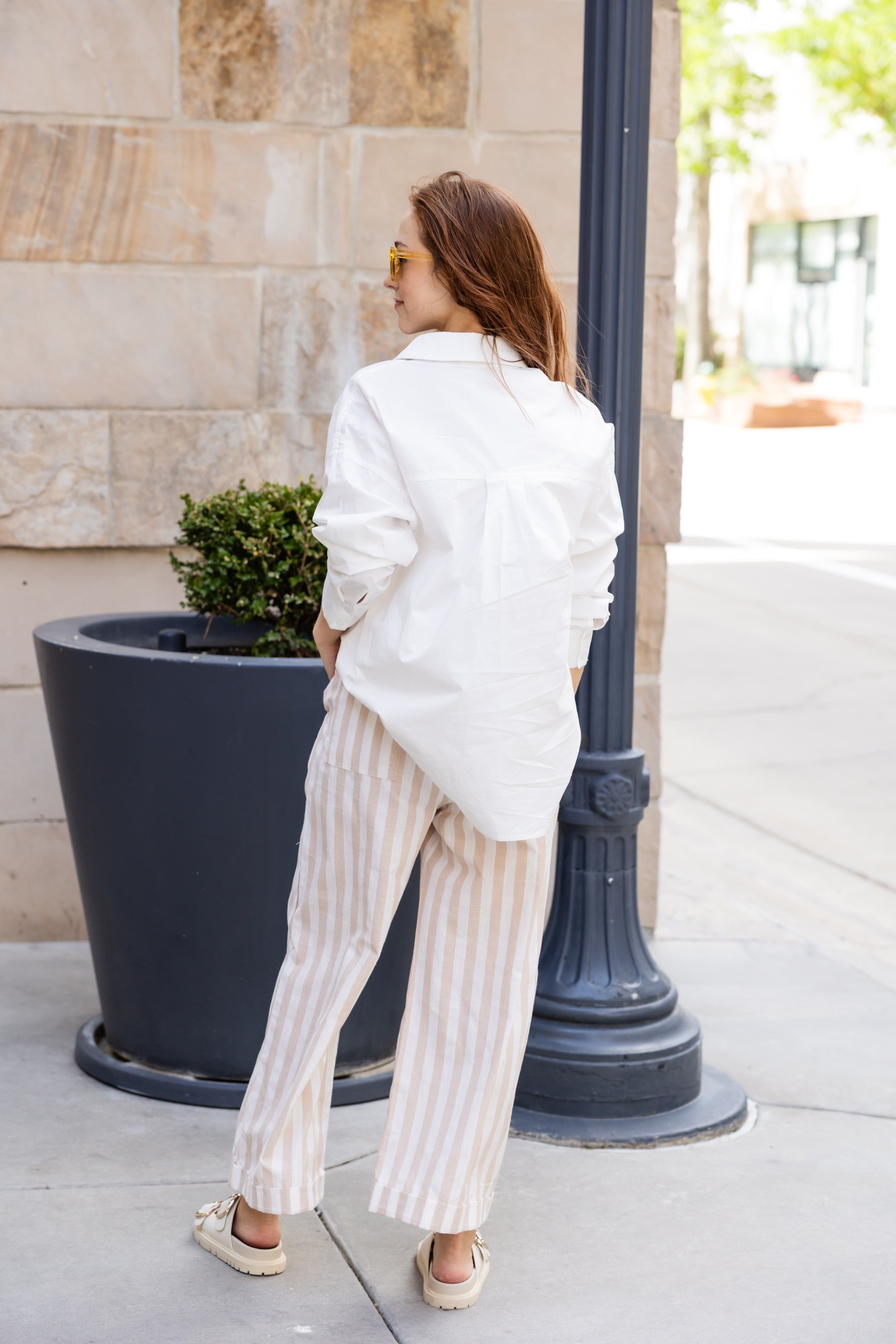 Button Down shirt pocket long sleeve