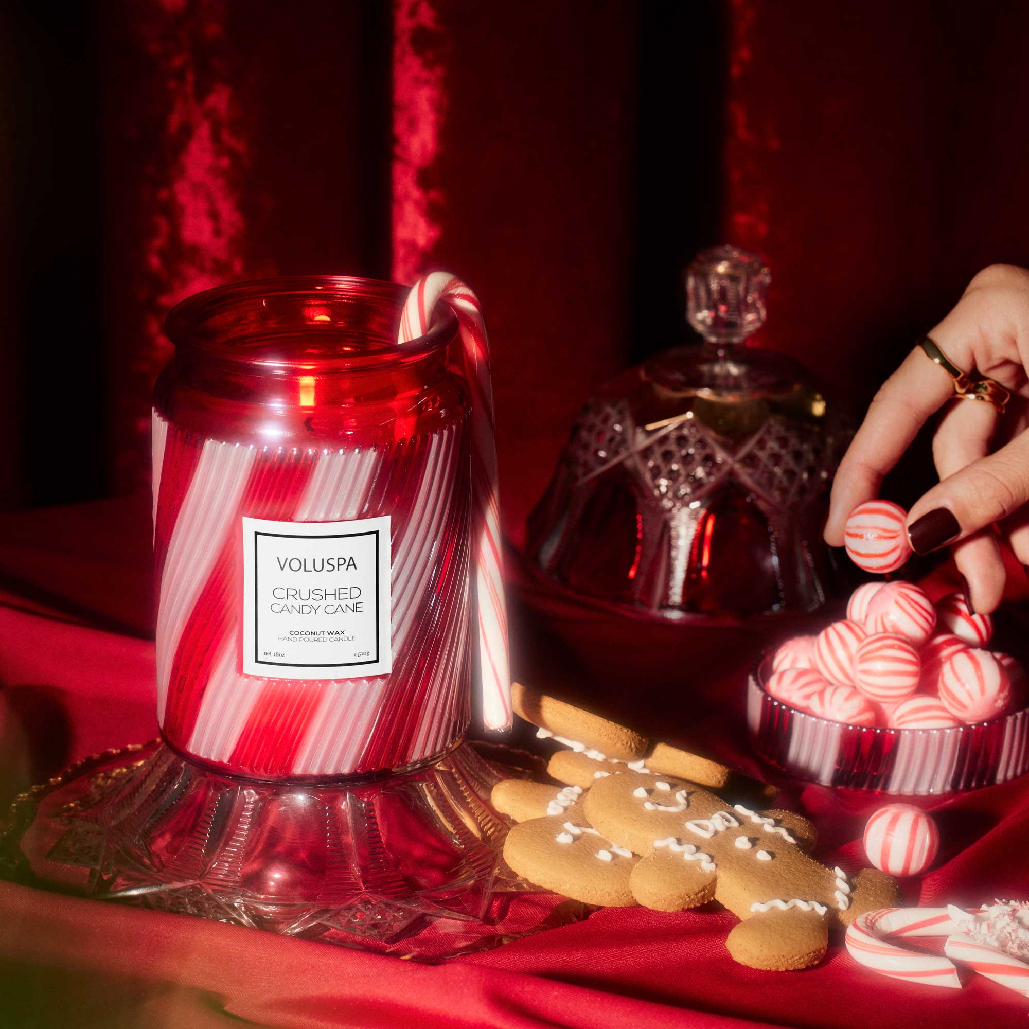Crushed Candy Cane Candle