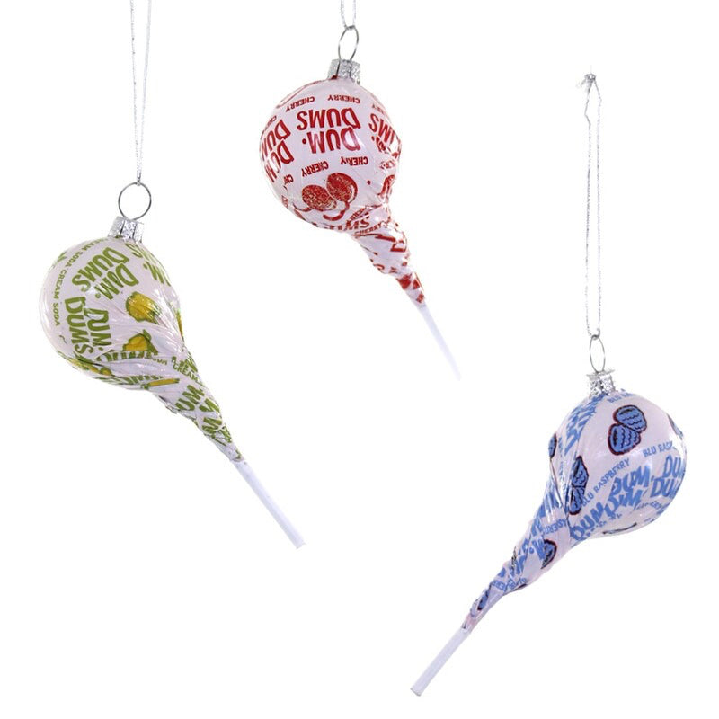 dum dum sucker ornaments