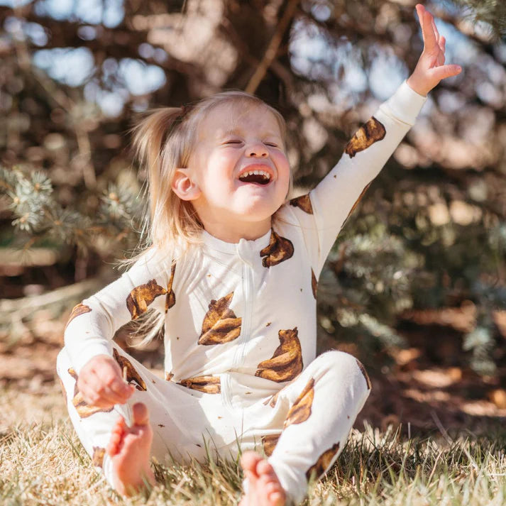 Bamboo Zipper Pajama