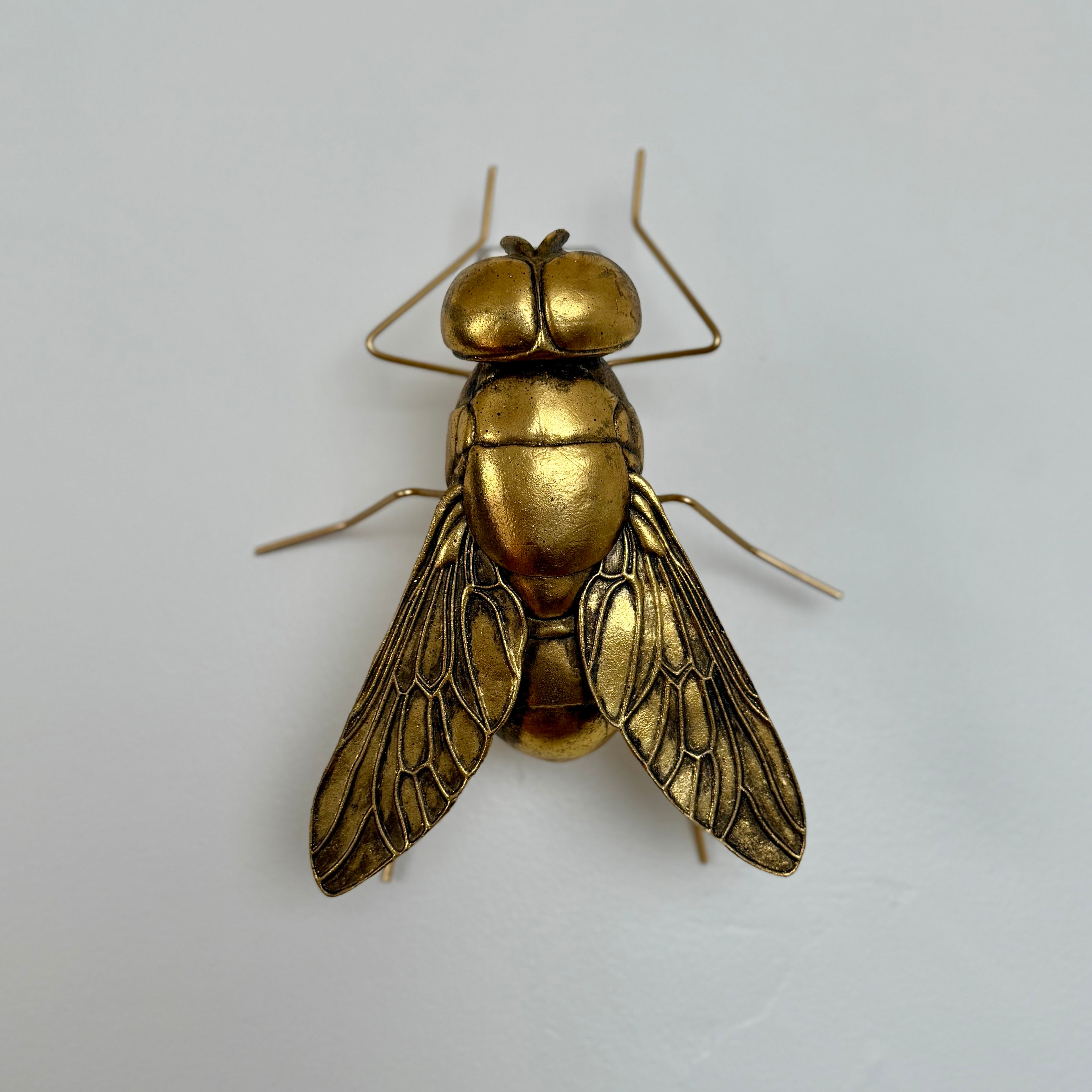 Gold Resin Insect