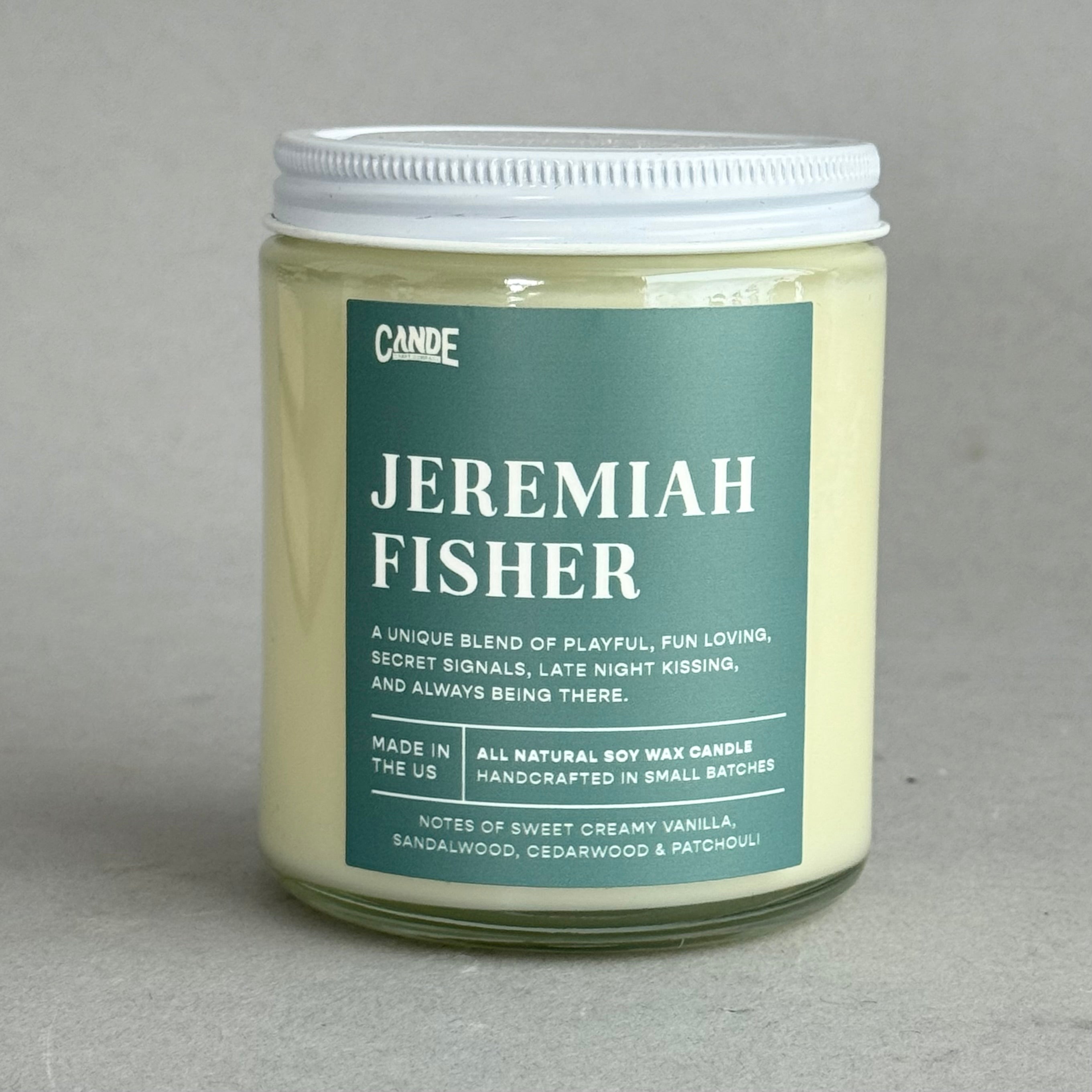 Jeremiah Fisher Scented Candle
