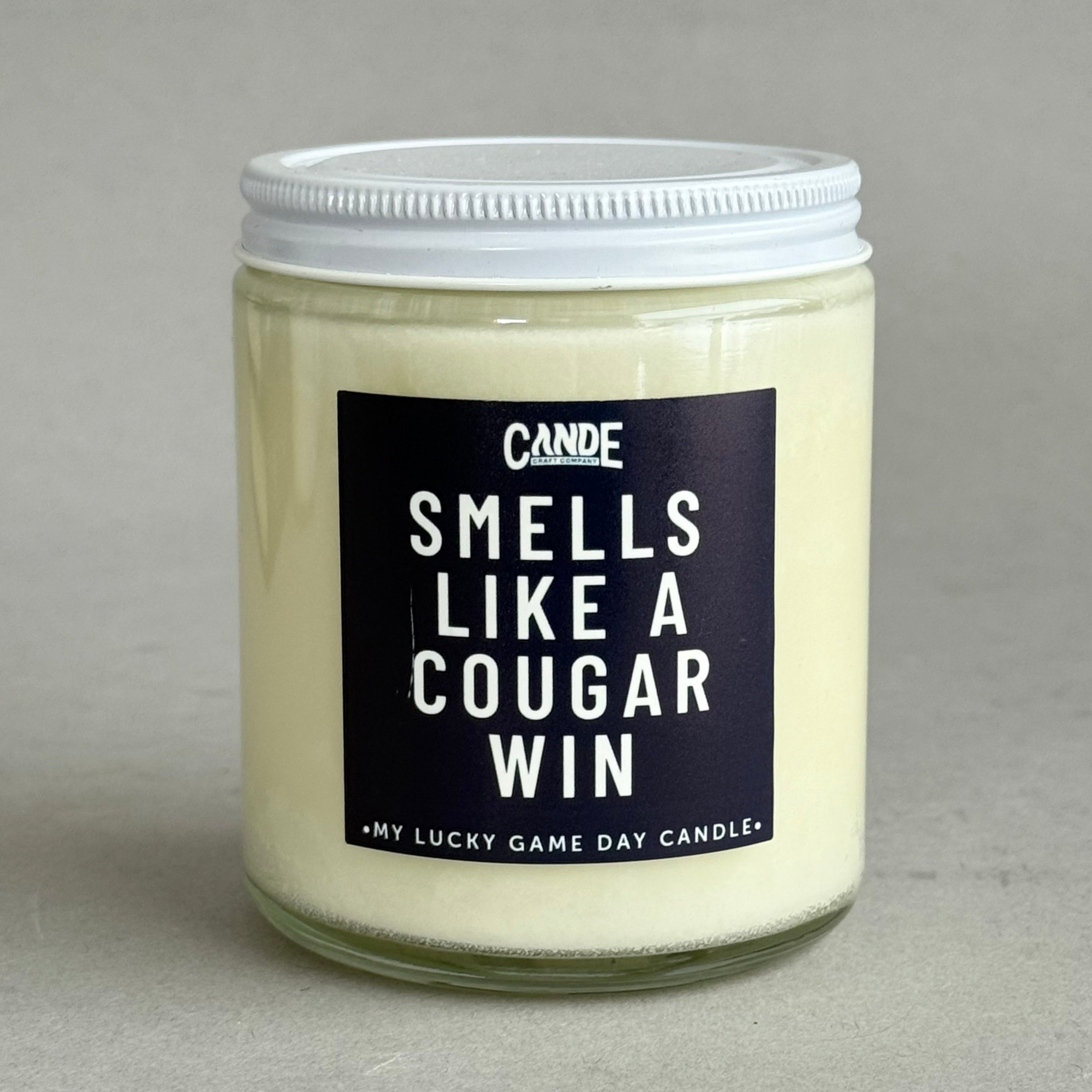 Smells Like a Cougar Win Candle
