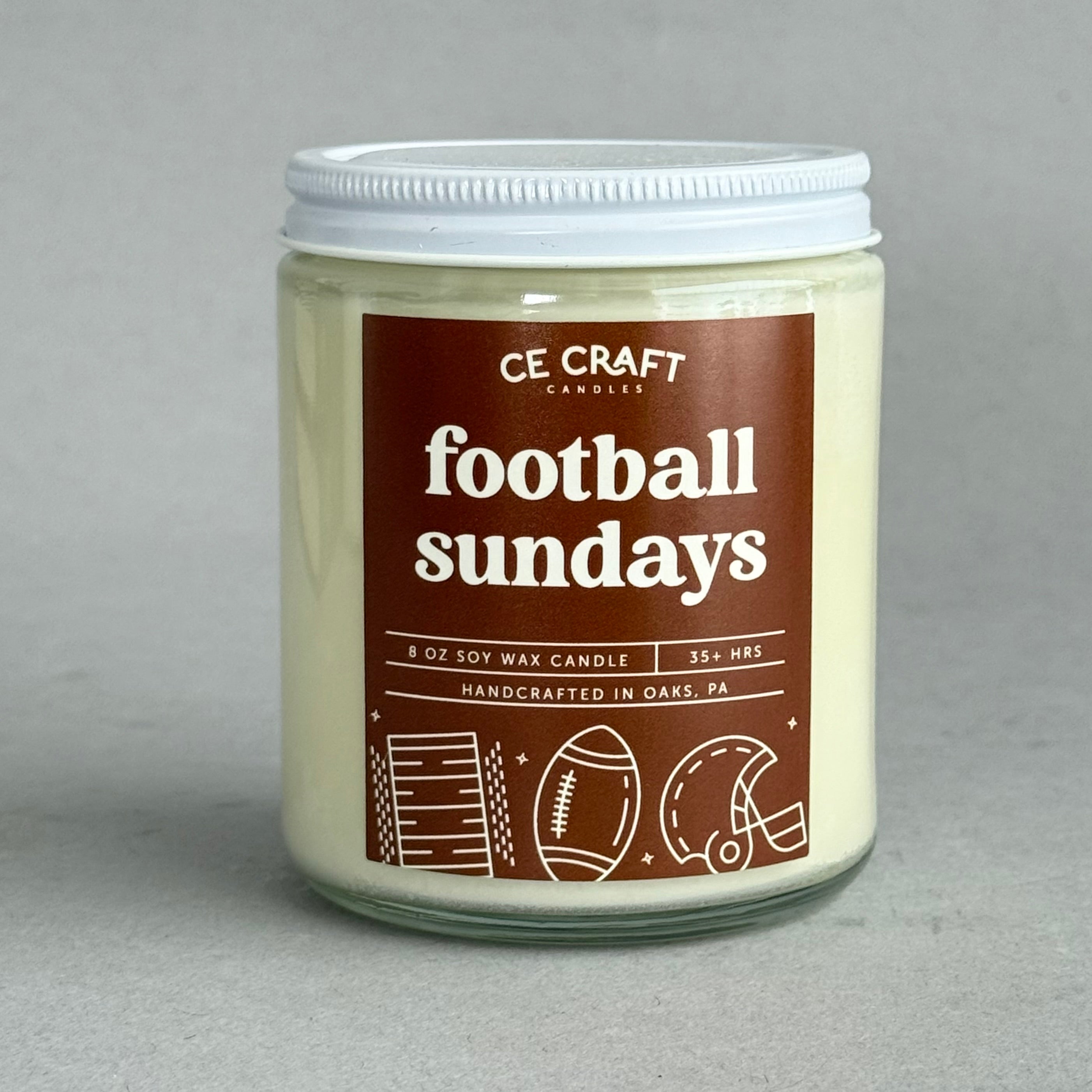 Football Sundays Scented Candle