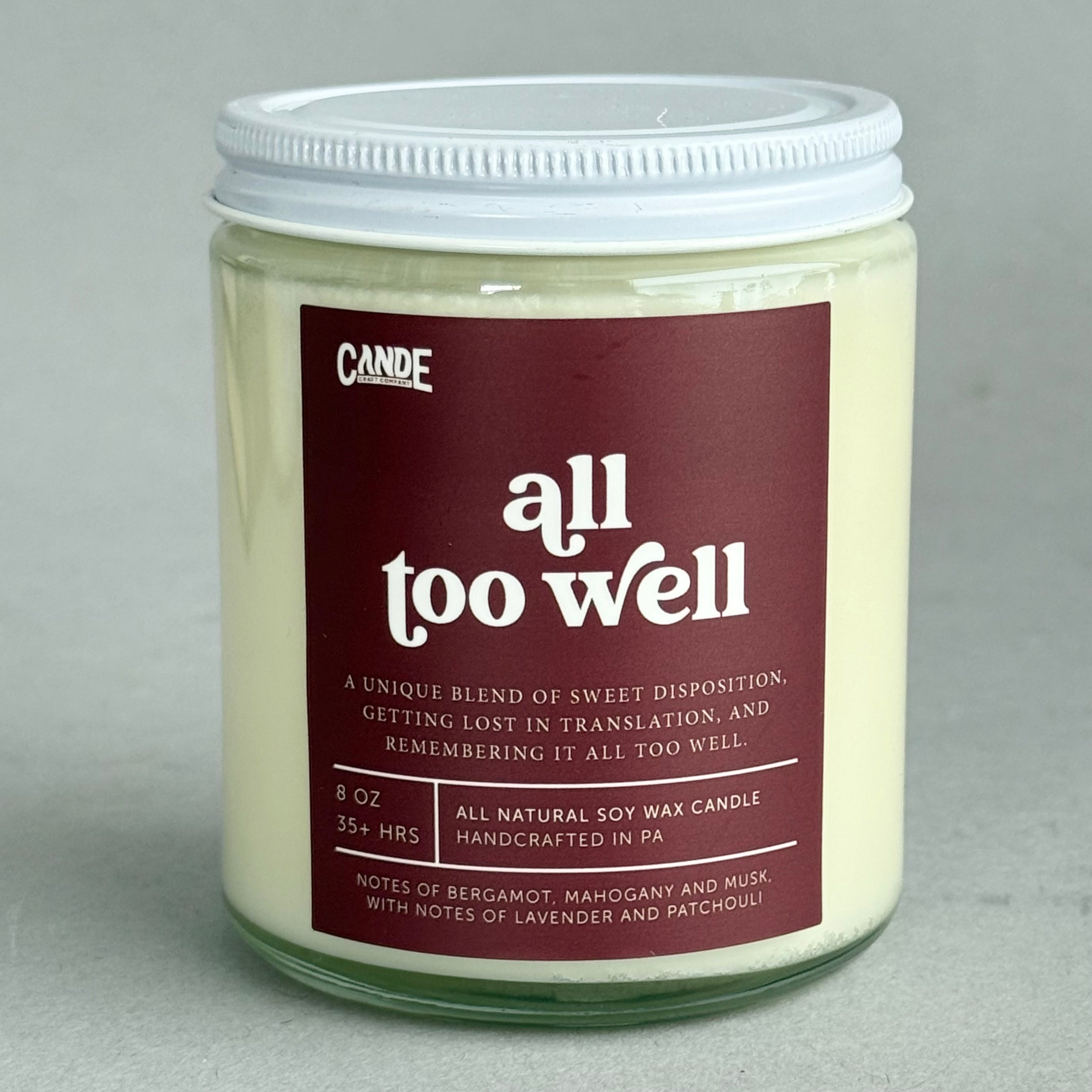 All Too Well Candle