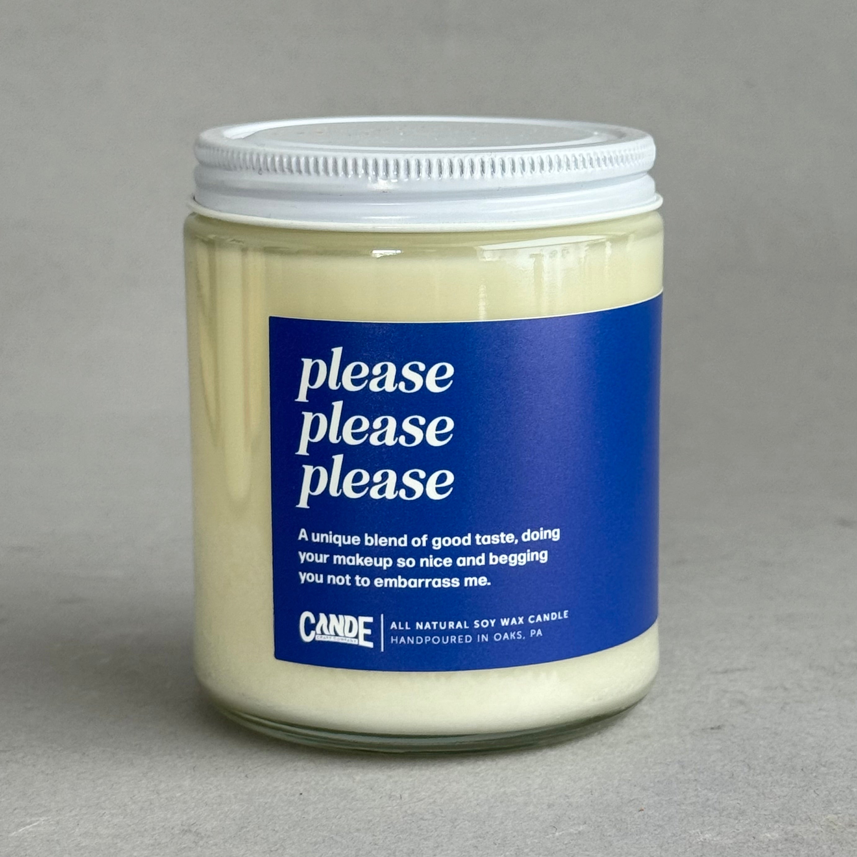 Please Please Please Candle