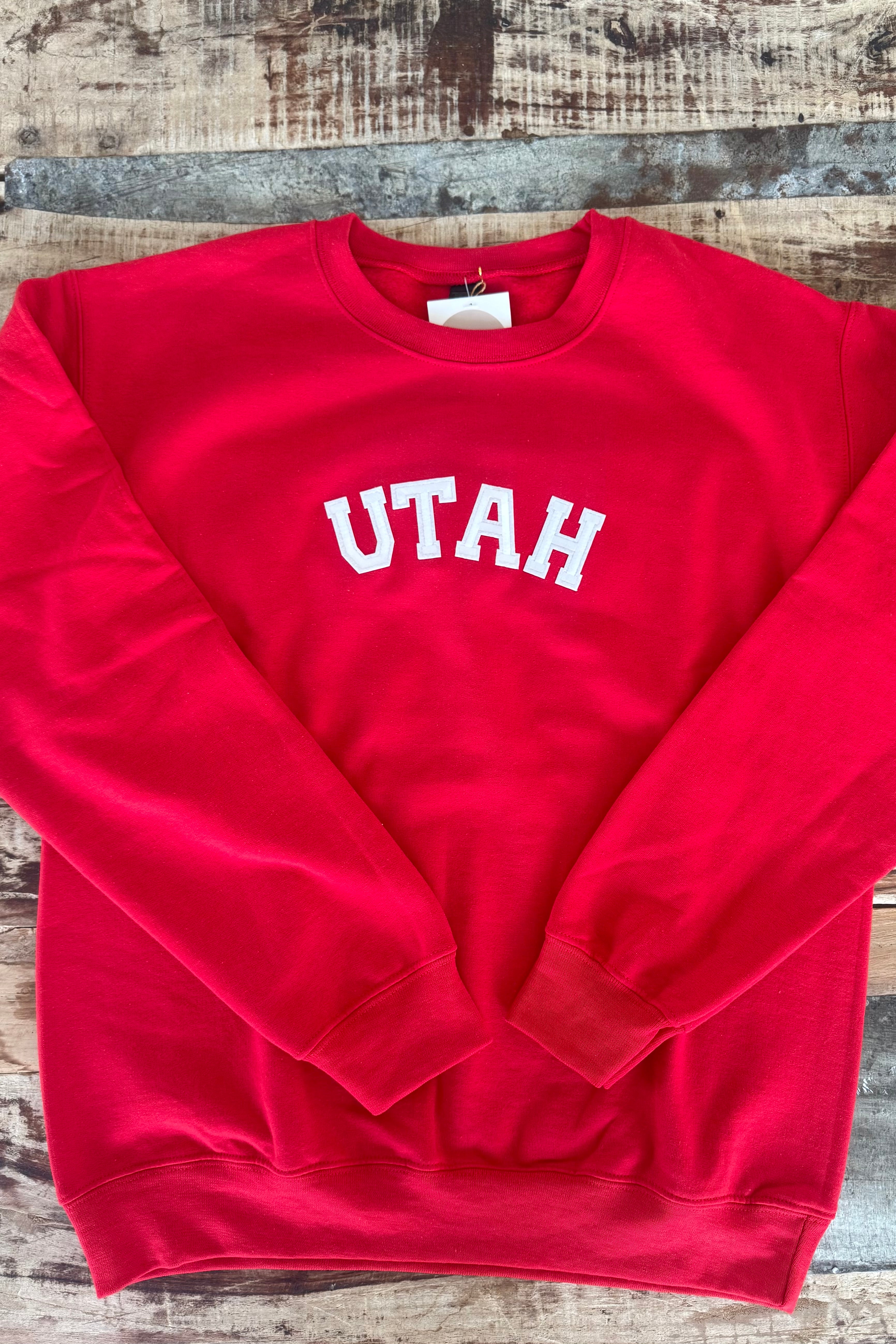 The Utah Patch Letter Crewneck