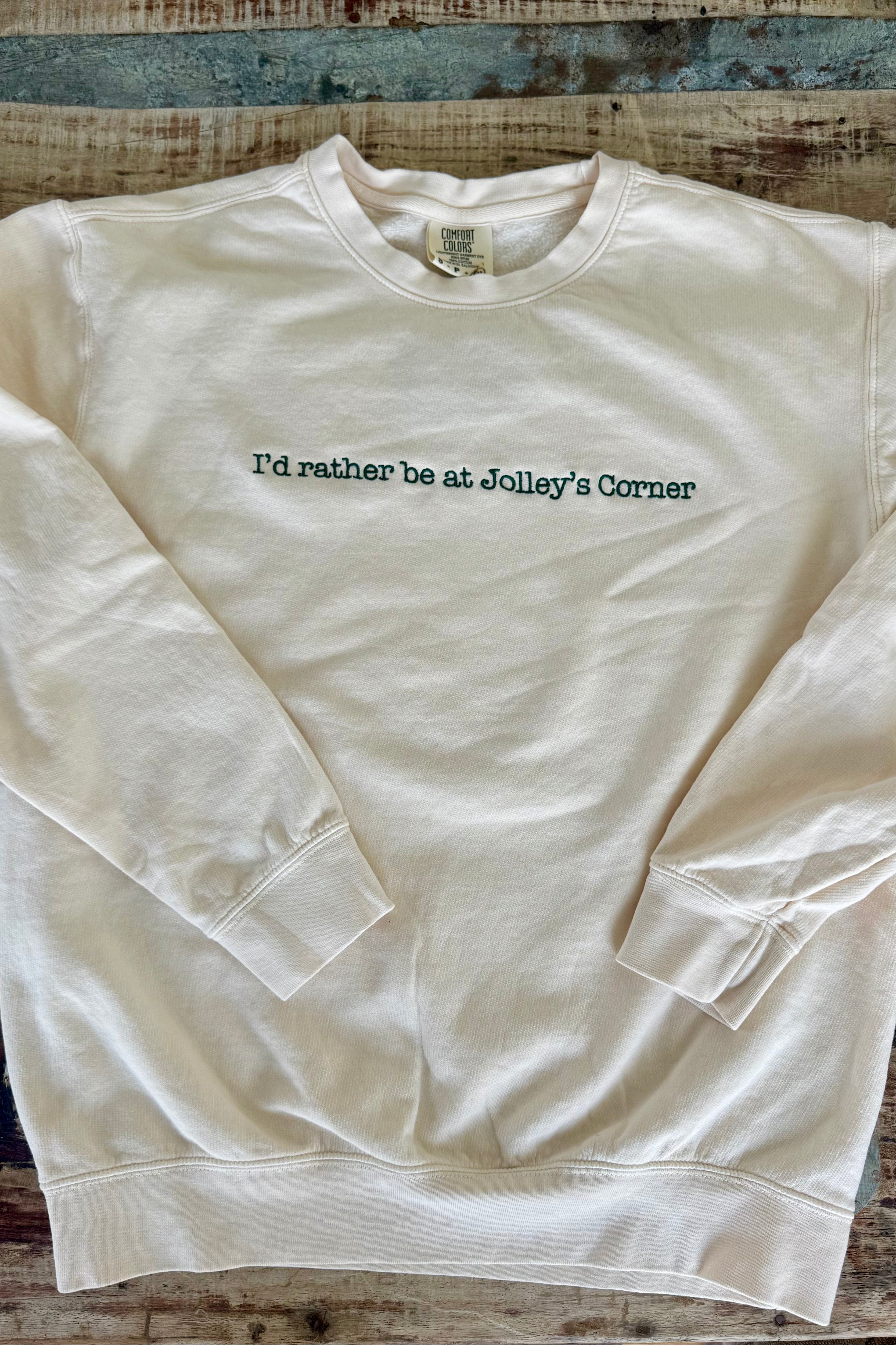 The Rather Be At Jolley's Corner Crewneck