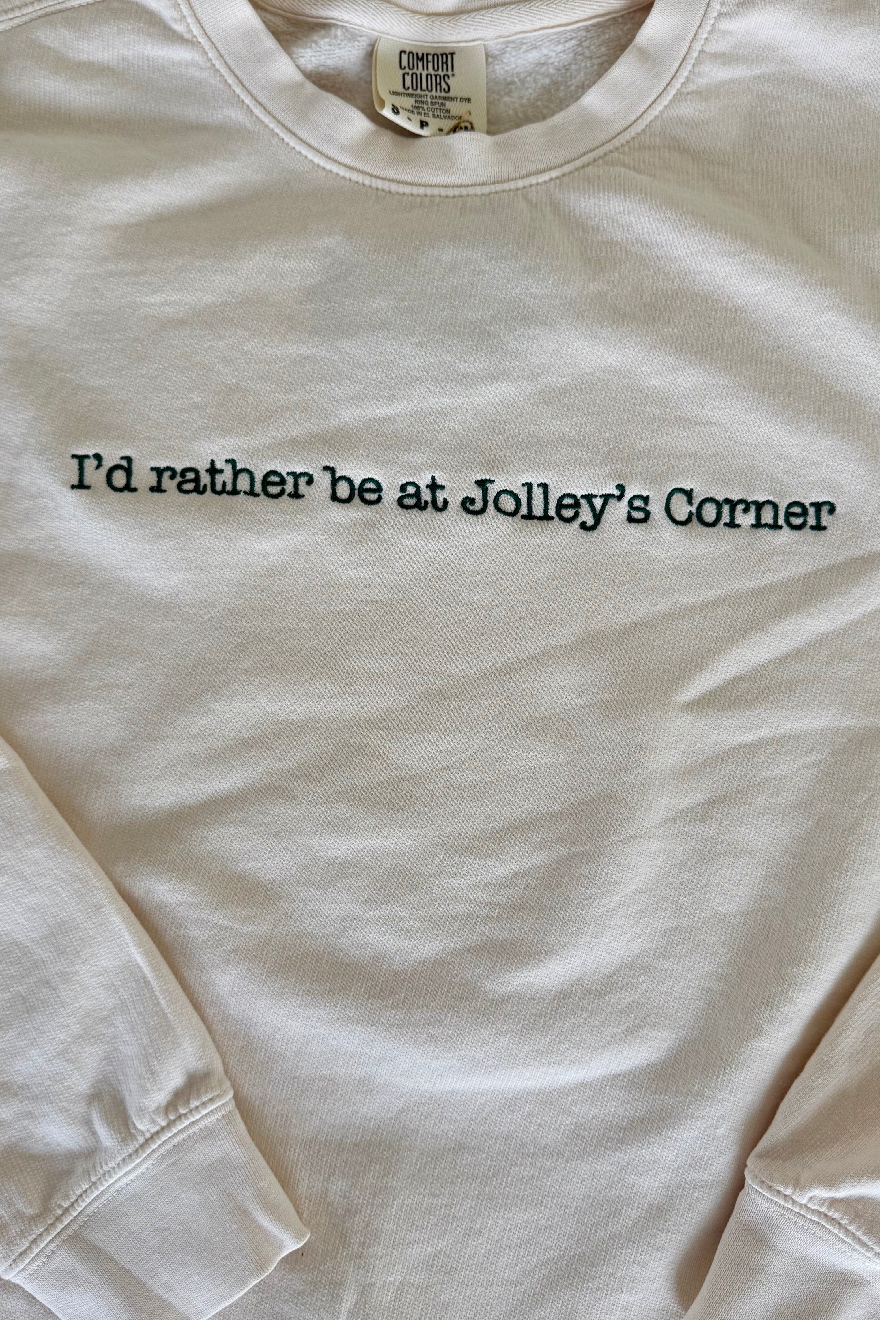 The Rather Be At Jolley's Corner Crewneck