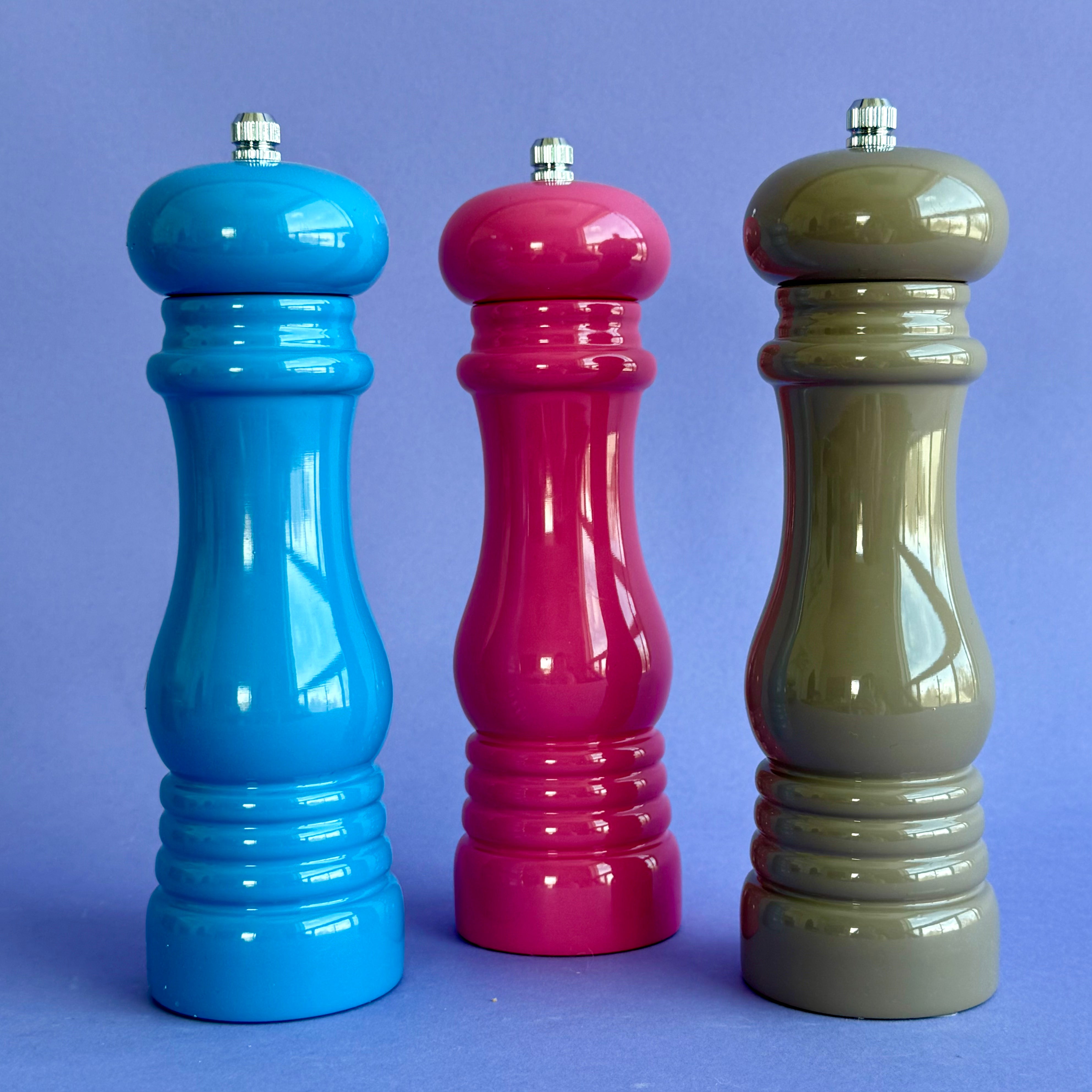 Enameled Salt and Pepper Mill
