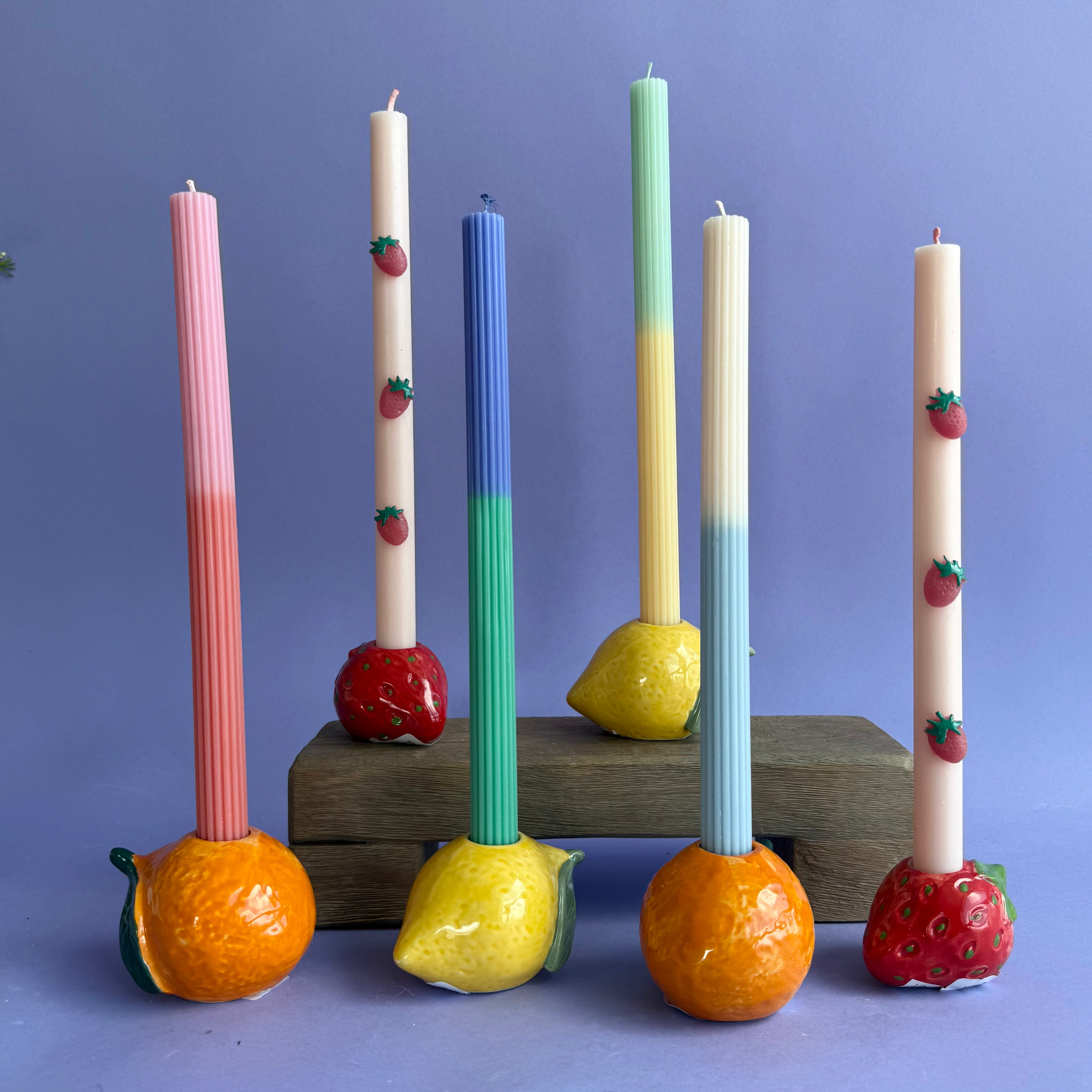 Fresh Fruit Candleholder