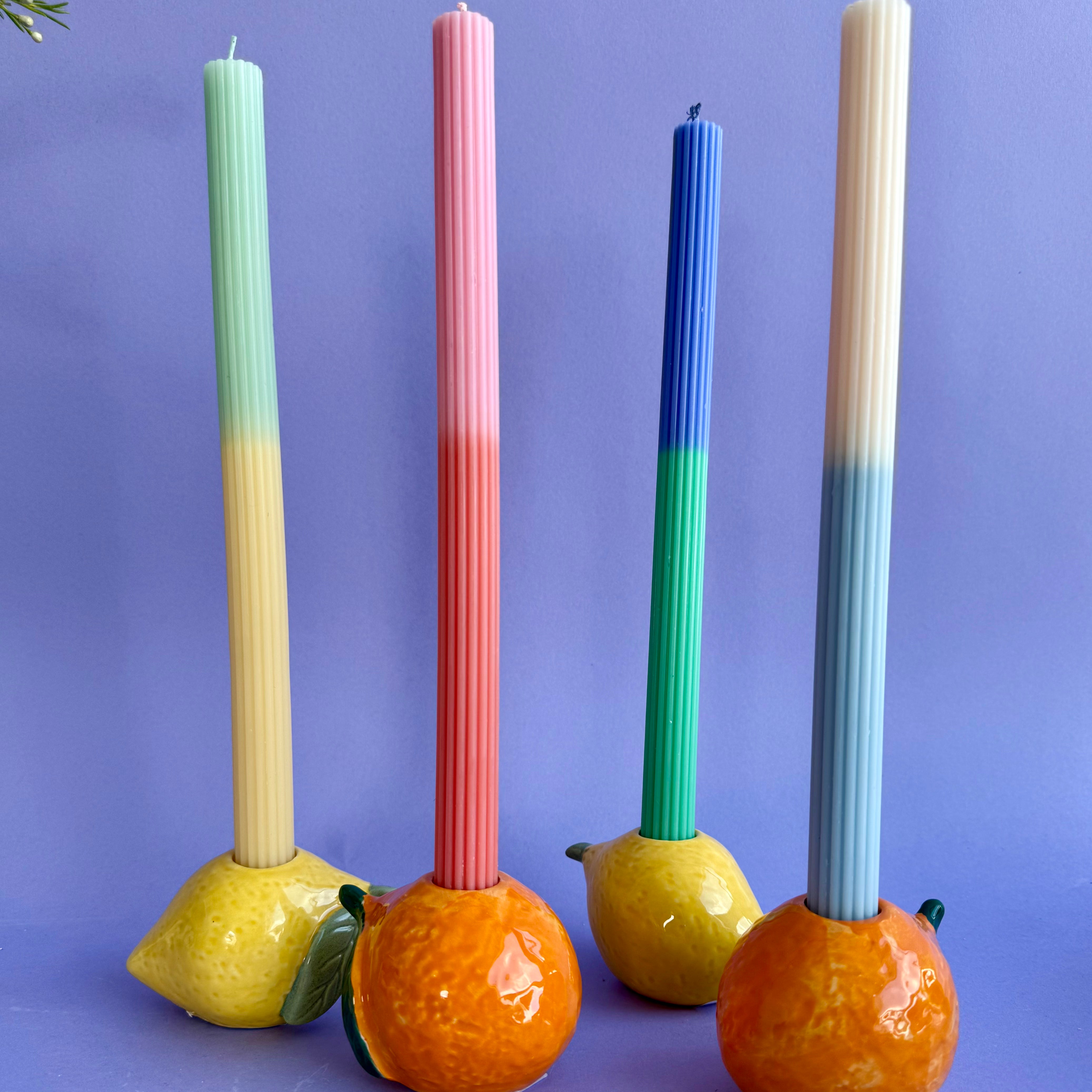 Fresh Fruit Candleholder